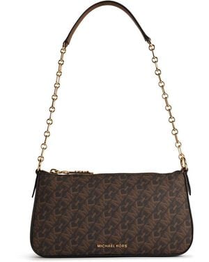 MICHAEL Michael Kors 'Empire' Tela Blend Bag - White