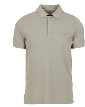 Fay T-Shirts und Polos Weihrauch - Grau