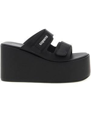 Coperni 'Patch Wedge Sandale' Keile - Schwarz