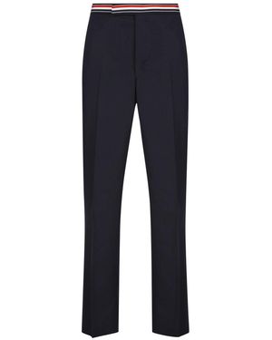 Thom Browne Wool Trousers - Blue