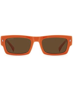 DSquared² Sonnenbrille Icon 0027/S L7 Q Orange/Braun Herren