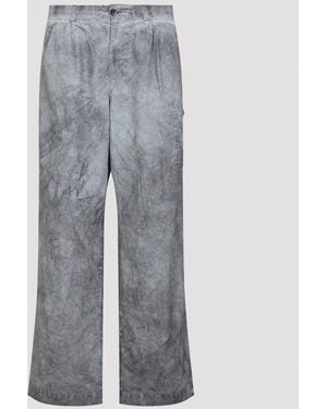 C.P. Company Flatt Nylon Loose Cargo Trousers For - Grey