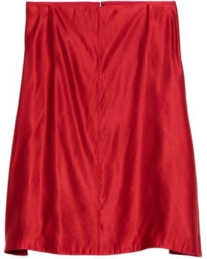 KHAITE Nania Skirt - Red