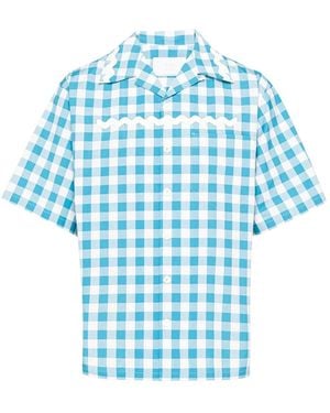 Prada Short Sleeve Shirts - Blue