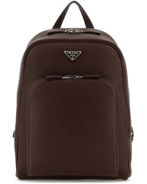 Prada Backpacks - Brown