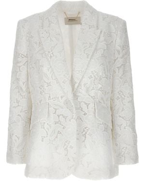 Zimmermann 'natura Lace' Blazer - Wit
