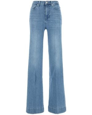 7 For All Mankind Stretch Denim Modern Dojo Jeans - Blue