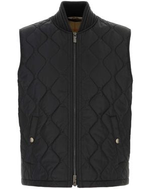 Burberry Nylon Vest - Black