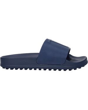 Tod's Männer's Loafer und Clogs aus blauem/königsblauem Gummi