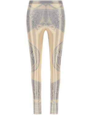 Versace 'La Coupe Des Dieux' Leggings - Grey