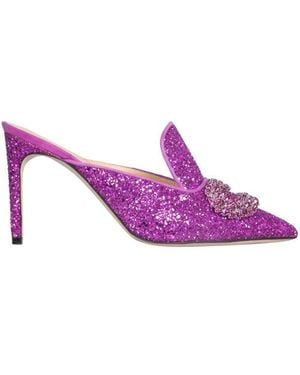 Giannico Daphne Court Shoes - Purple