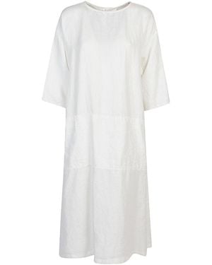 Sarahwear Linen Shirt Dress - White