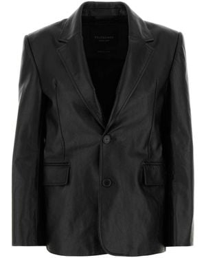 Balenciaga Leather Jacket - Black