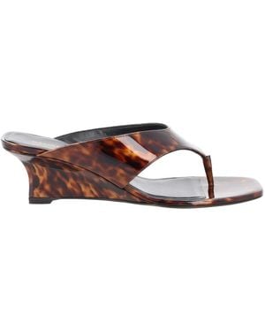 Stuart Weitzman Wedge Sandals - Brown