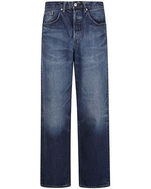Edwin Wide Leg Denim Jeans - Blue