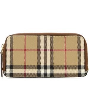 Burberry Printed Canvas Card Holder - Multicolour