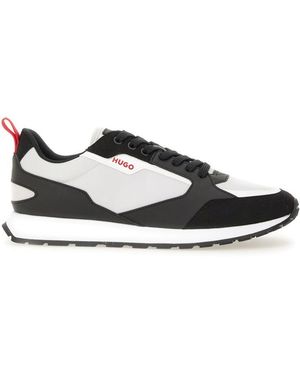 HUGO Low-Top Runner Sneakers - Weiß