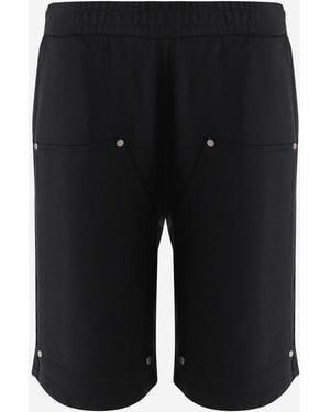 44 Label Group Cotton Shorts - Black