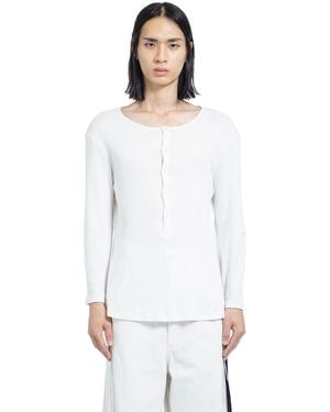 Ann Demeulemeester Ilyas Serafino Top - White