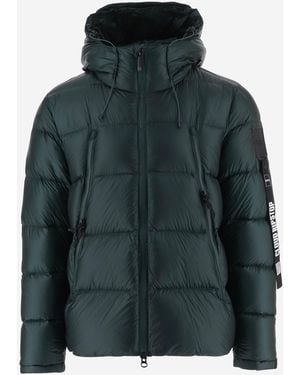 OUTHERE Gewatteerde Nylon Donsjas Met Capuchon - Groen