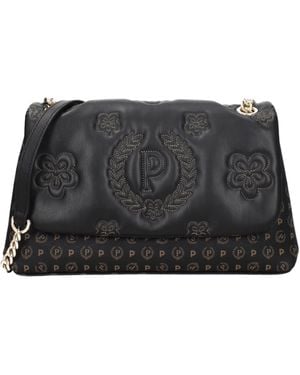 Pollini Shoulder Bags Polyurethane - Black