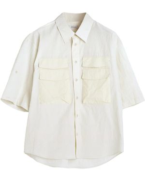 Lemaire Camisa utilitaria de - Blanco