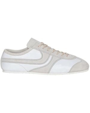 Dries Van Noten Suede Trainers - White
