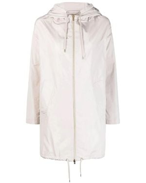 Herno Techno Taffeta Parka-jas - Wit