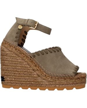 Stella McCartney Stella Mc Cartney Eco Suede Trainers - Brown