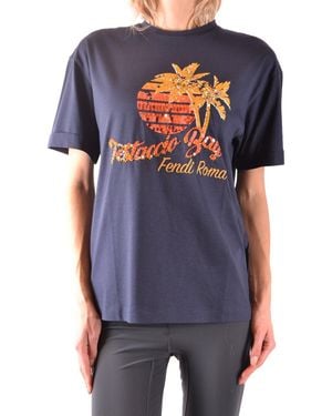 Fendi Tshirt Short Sleeves - Grey