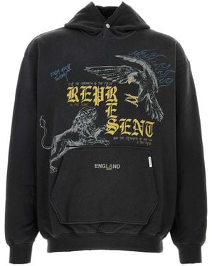 Represent Slate Cotton Sweatshirt - Black