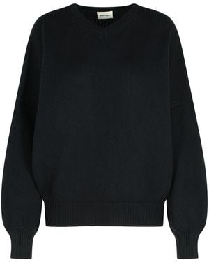 KHAITE 'Wolfe' Cashmere Jumper - Black