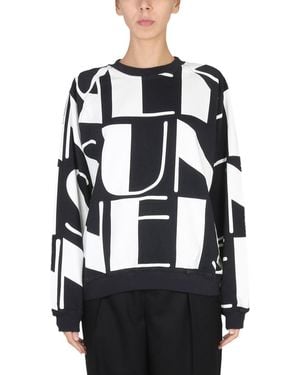 Sunnei Felpa Con Logo - Black