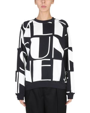 Sunnei Felpa Con Logo - Black
