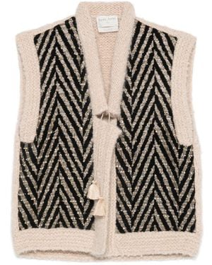 forte_forte Chevron Vest - Black