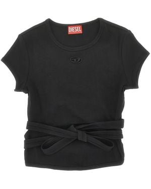 DIESEL Cotton T-Shirt - Black