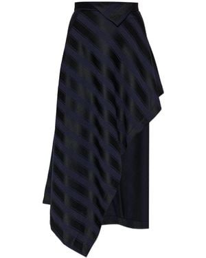 Vivienne Westwood Jupe Asymétrique Cassandra À Rayures - Blue