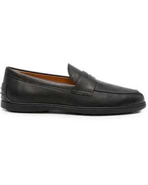 Tod's Leather Loafers - Black