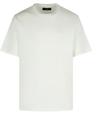 Amiri 'Bandana' weißes Baumwoll -T -Shirt
