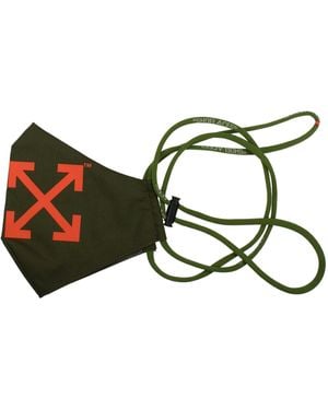 Off-White c/o Virgil Abloh Mascherine Mask Uomo Poliestere Verde - Green