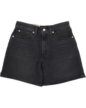 Levi's 94 Baggy-Jeansshorts - Schwarz