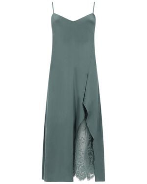 Acne Studios Satin Midi Dress - Green