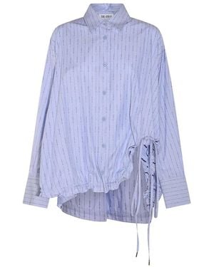 The Attico La Camicia Di Cotone A Strisce Attico - Blu