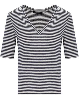Weekend by Maxmara Opzione Striped T Shirt - Blue
