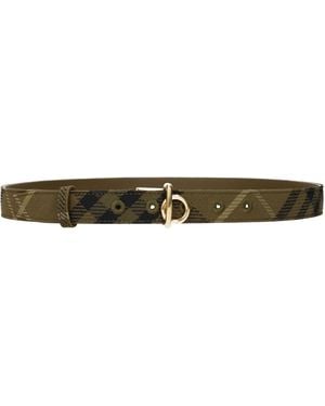 Burberry Belt Fabric - Green
