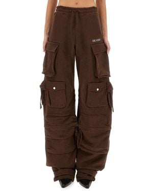 The Attico Fern" Long Pants - Brown
