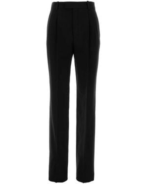 Saint Laurent Wool Pant - Black