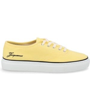 Jacquemus Cotton Trainers - Yellow