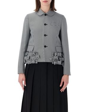 Comme des Garçons Girl Houndstooth Bows Jacket - Grey