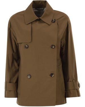Max Mara Mtczeno Double Breasted Trench Coat - Green